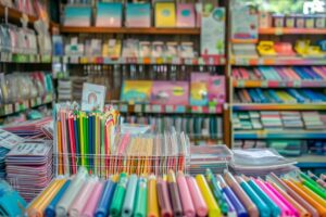 Di toko alat tulis, Tuti membeli 2 pensil dan 3 buku tulis seharga Rp15.500,00. Di toko yang sama, Lina membeli 4 pensil dan 1 buku tulis seharga Rp13