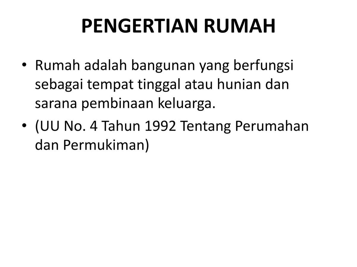 Sinonim rumah atau tempat tinggal