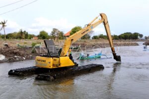 Hasil erosi yang terbawa dan terendapkan di muara sungai