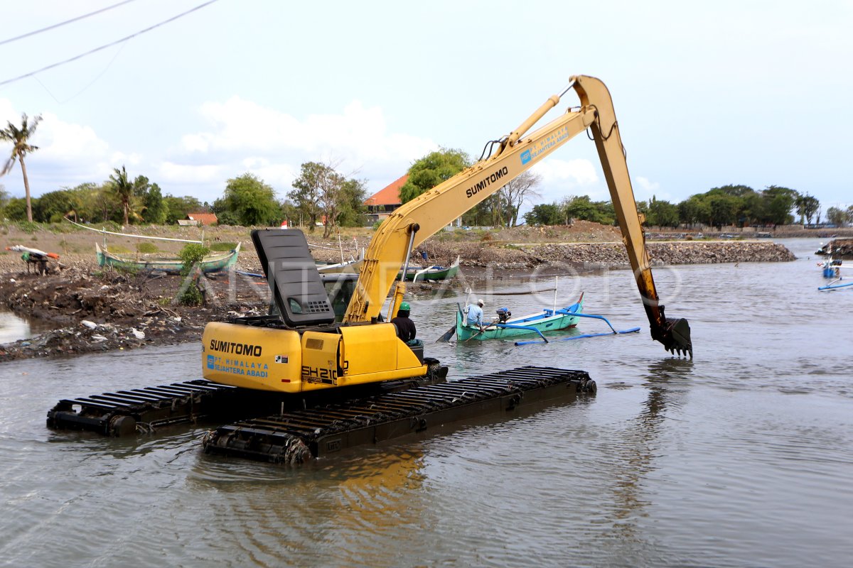 Hasil erosi yang terbawa dan terendapkan di muara sungai