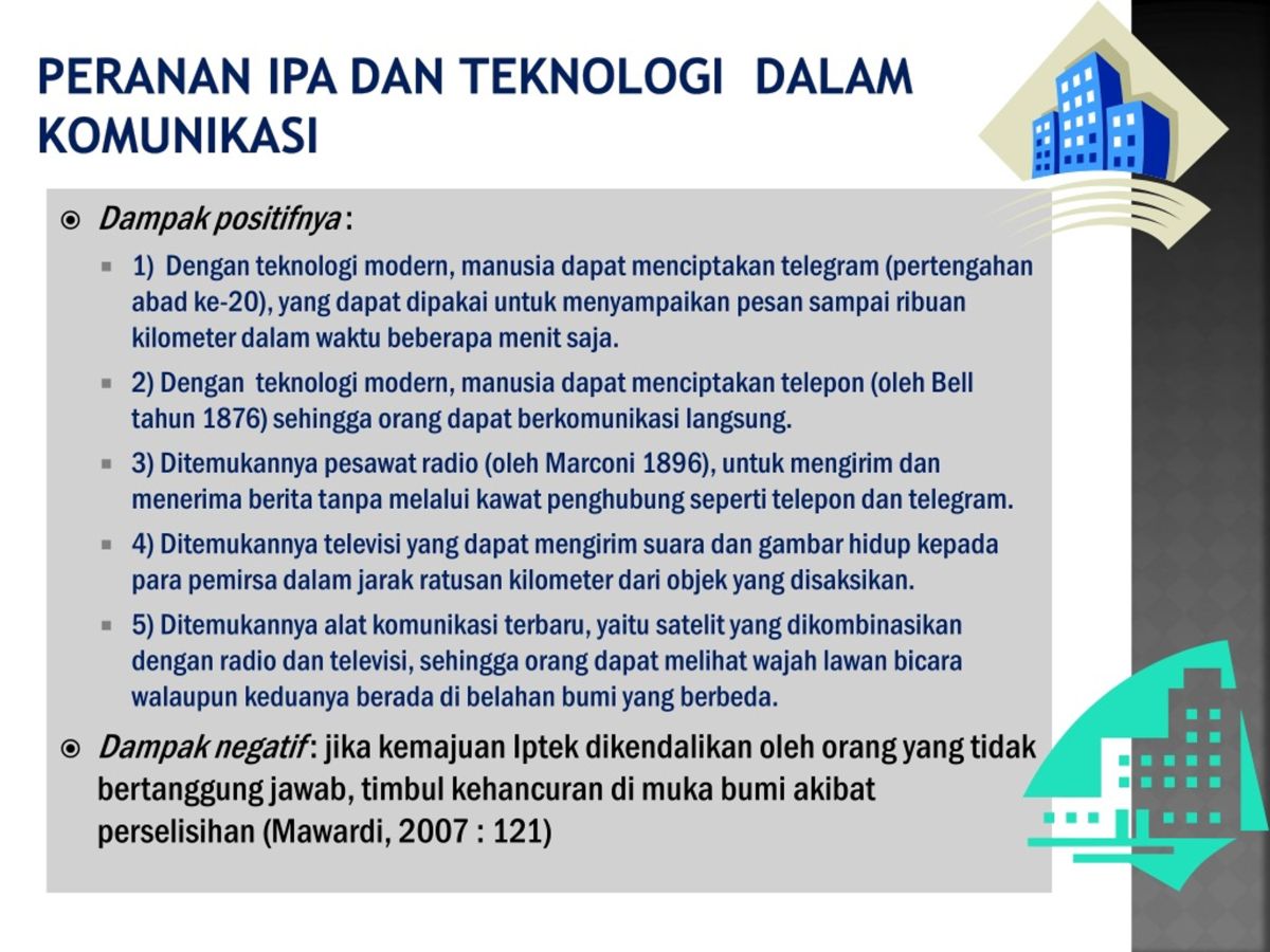 Hubungan Langsung dan Tidak Langsung antara IPA dan Teknologi beserta Contohnya