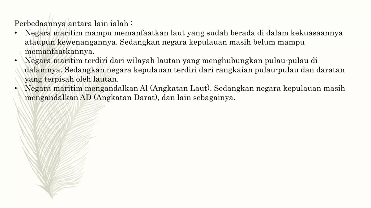 Pengertian Negara Maritim