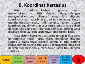 Pengertian Absis, Ordinat, Titik Asal, dan Koordinat A, B, C