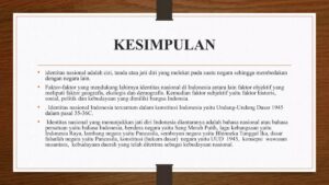 Perbandingan Identitas Nasional dengan Negara Lain: Geografi, Ekologi, Demografi, Sejarah, Kebudayaan, Watak