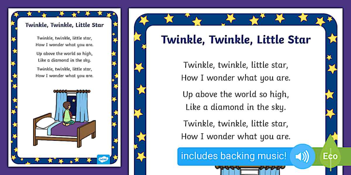 Lirik, Terjemahan, dan Nilai Moral Lagu Twinkle Twinkle Little Star