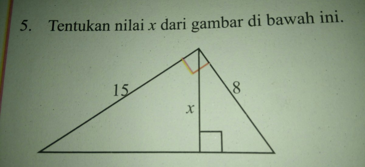 Tentukan nilai x‑y pada gambar