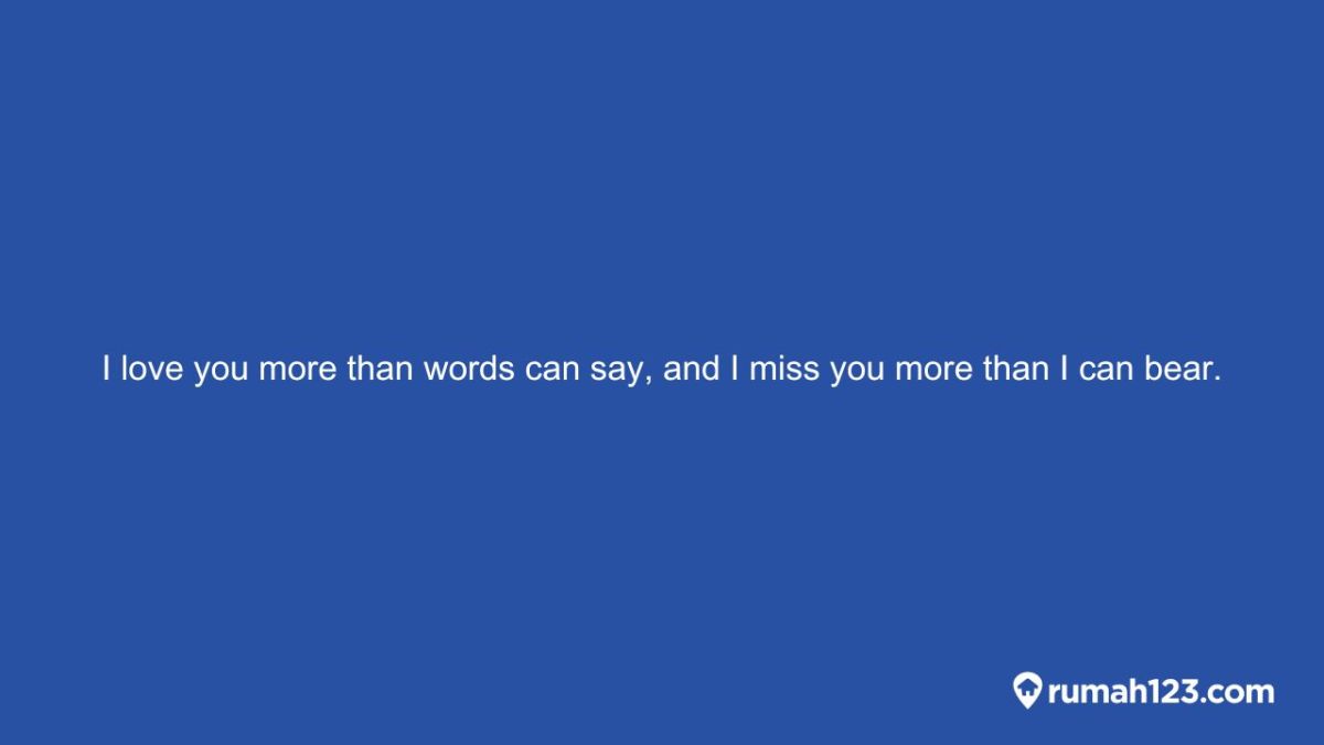 Terjemahan Bahasa Inggris: Aku Rindu Kamu Dulu