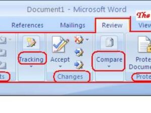Menu Standar Microsoft Office Word 2007, Kecuali